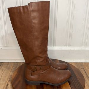 Style & Co Madixe Brown Riding Boots